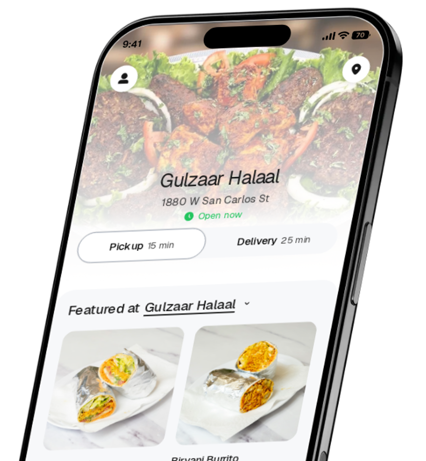 Gulzaar Halaal app preview