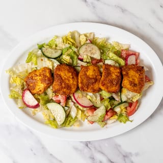 Fattoush with Chicken Tikka