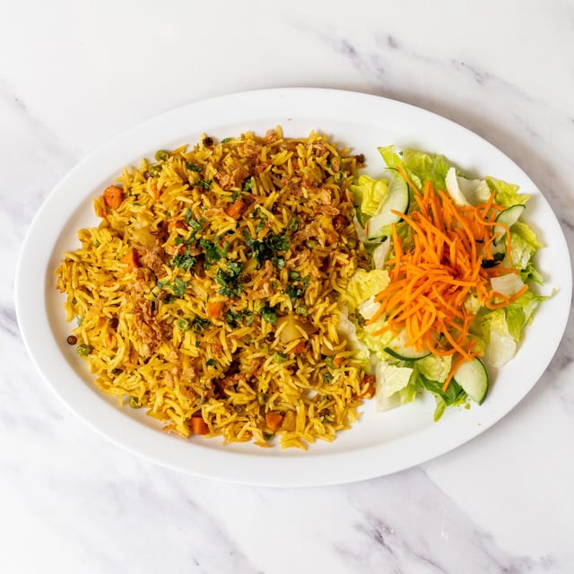 Vegan Veggie Biryani.