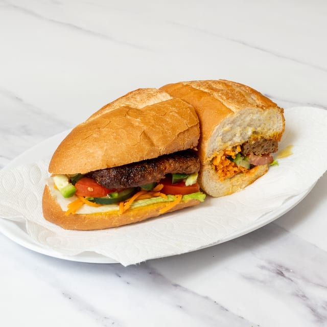 Beef Kebab Sandwich.