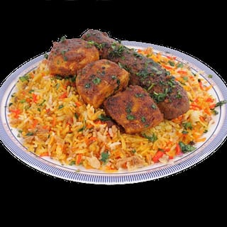 Mix Plate with Biryani Rice