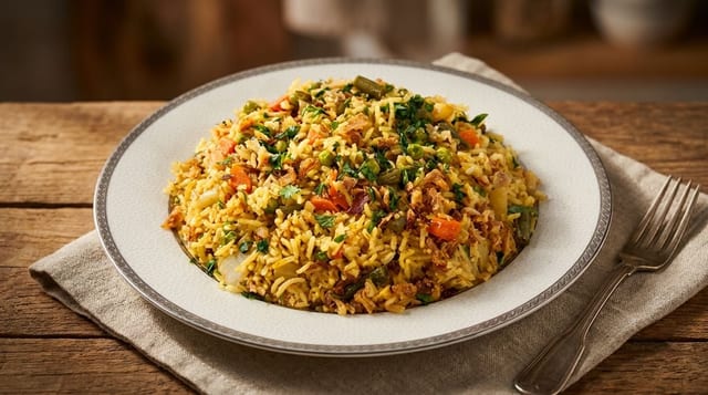 Veggie Biryani.