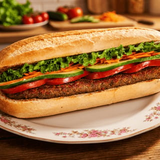 Beef Kebab Sandwich