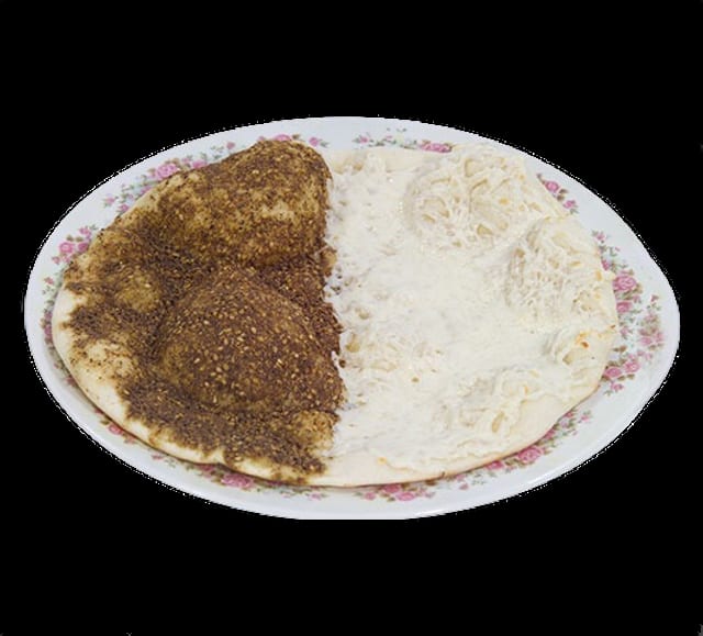 Zaatar with Jebneh.