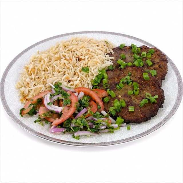 Chapli Kebab Sandwich.